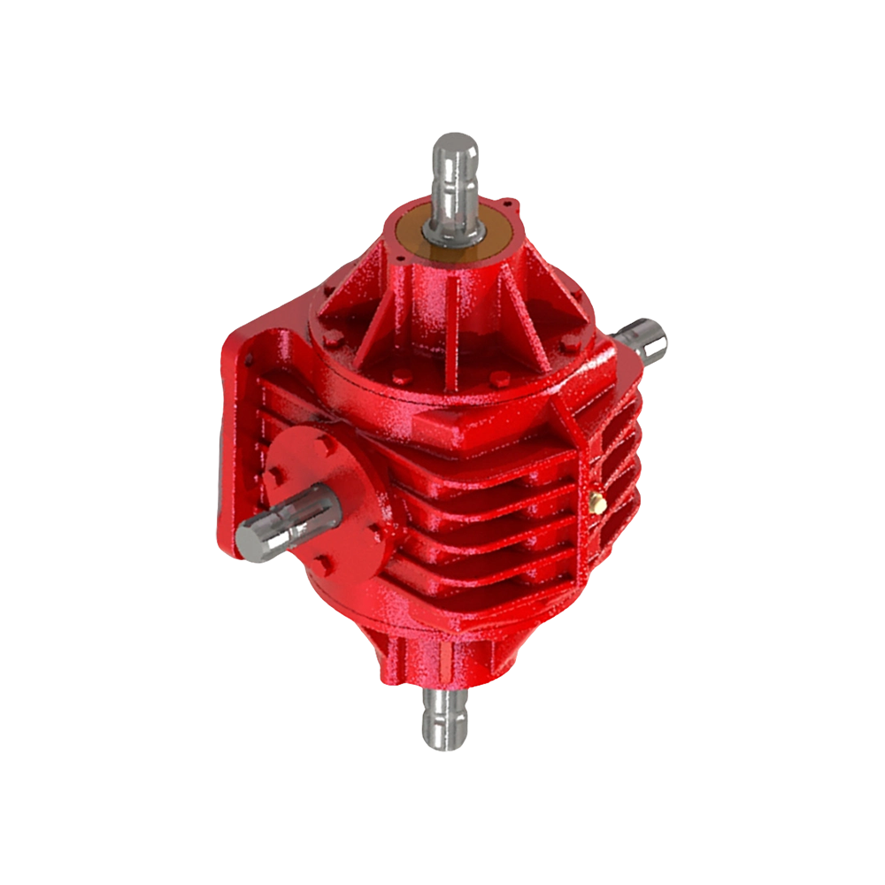 ND B151 90° Caixa de câmbio helicoidal de montagem vertical com caixa de transmissão de ferro fundido