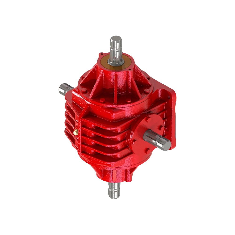 ND B151 90° Caixa de câmbio helicoidal de montagem vertical com caixa de transmissão de ferro fundido